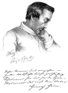 Heinrich Heine during his illness