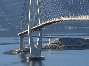 Category Scandinavia Prints: Helgeland bridge, connecting Sandnessjoen with the norwegian mainland