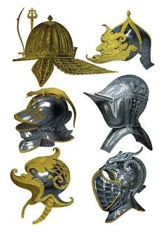 Helmets of the Middle Ages