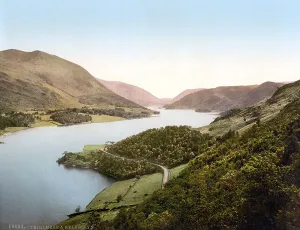 Helvellyn, the third highest mountain in both England and Thirlmere