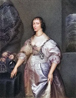 Henrietta Maria (born 15 November 1609 in Paris)