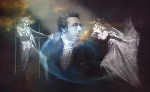Henry Fuseli or Johann Heinrich Fuessli, 1741 - 1825, Swiss painter, draughtsman and writer, digitally edited after Northcote, 1778, Lady Macbeth Seizing the Daggers, scene from The Tragedy of Macbeth by William Shakespeare