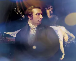 Henry Fuseli or Johann Heinrich Fuessli, 1741 - 1825, Swiss painter, draughtsman and writer, digitally edited after Northcote, 1778, The Nightmare, painting by Fuseli