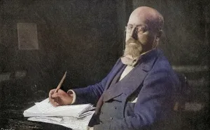Henry James in his study. 1843-1916