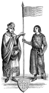 Henry of Metz receives the Oriflamme
