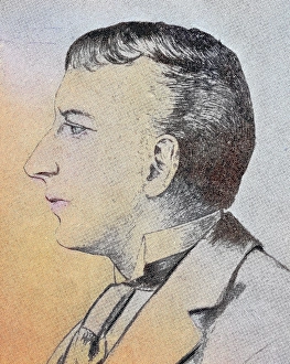Henry Thode, real name Heinrich Thode (13 January 1857) (19 November 1920), was a German art historian, Historical, digitally restored reproduction from a 19th century original