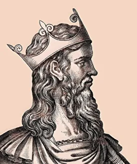 Henry V or Heinrich V. 1081 or 1086 - 1125, King of Germany and Holy Roman Emperor, the last ruler of the Salian dynasty, digitally edited