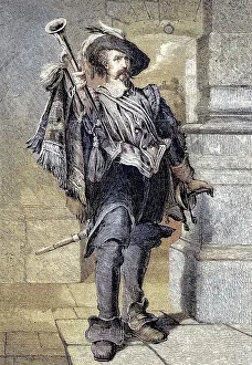 A herald at arms, member of the French troops in 1869