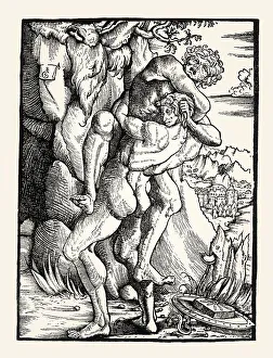 Hercules and Antaeus, by Gabriel Salmon