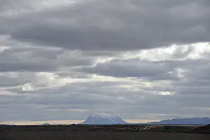 Framed Print : Herdubreid, Iceland, landscape