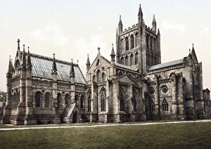 Hereford Cathedral. Cathedral of Saint Mary the Virgin and Saint Ethelbert the King