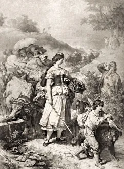 Hermann meets Dorothea on her flight
