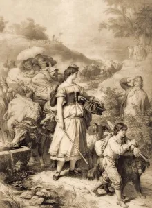 Hermann meets Dorothea on her flight