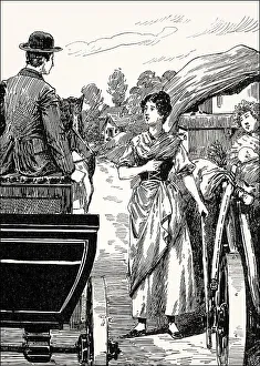 Hermann meets Dorothea on her flight