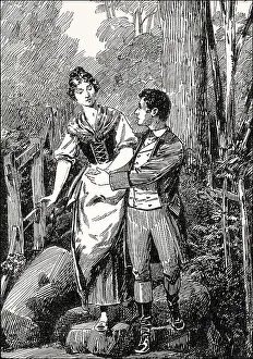 Hermann meets Dorothea under a pear tree
