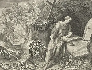 The Hermit Marcus, from Sylvae Sacrae by Rafael Sadeler (c)
