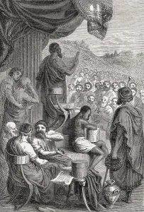 Herodotus reads out his stories