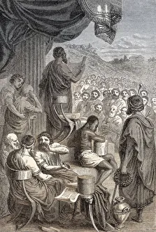 Herodotus reads out his stories