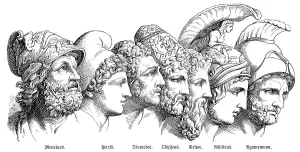 The heroes of the Trojan War: Menelaos