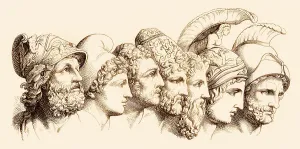 The heroes of the Trojan War: Menelaos