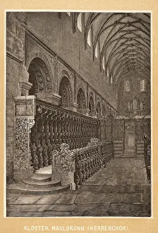 Herrenchor in Maulbronn Abbey, interior