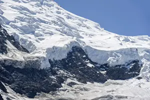 High alpine mountain landscape at Pointe Bravais