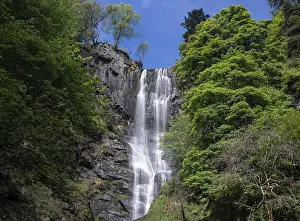 high falling water waterfall cascades head pistyll rhaeadr falls wales Trending Item 5