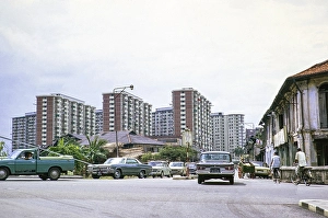 High rise apartment public housing HDB flats, Housing and Development Board project, Singapore, Asia, 1971, Asia