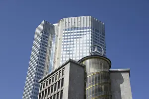 High-rise building, Frankfurt, skyscraper