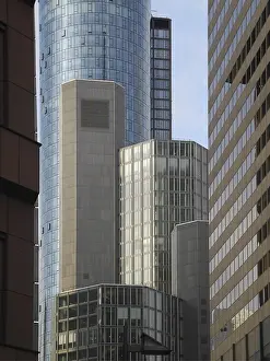 High-rise building, Frankfurt, skyscrapers