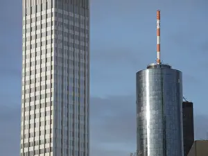 High-rise building, Frankfurt, skyscrapers