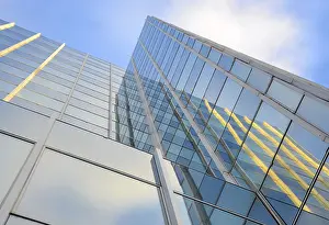 High-rise building, Frankfurt, skyscrapers