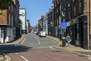 High Street historic buildings and shops