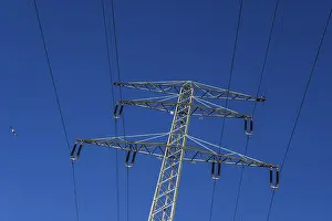 High-voltage pylon near Braunschweig