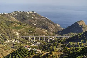 Highway in Andalusian coast in La Herradura
