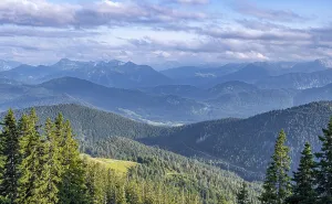 Hike to the Benediktenwand, mountains and landscape