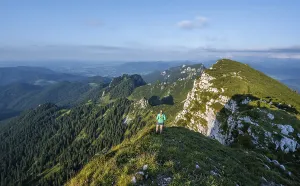 Hiker, Hike to the Benediktenwand
