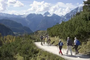 Hikers in Berchtesgadener Land