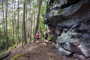 Hikers in the Dahner Felsenland