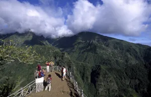 Hikers at the Ribeiro Frio viewpoint
