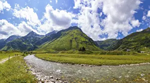 Category Mountain Landscapes Prints: Hiking trail along the Nassfeld Ache
