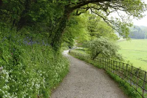 Hiking trail in Penrose, near Porthleven