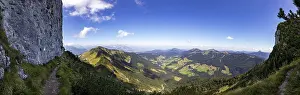 Category Mountain Landscapes Prints: Hiking trail from Schlenken to Schmittenstein