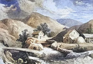 The hills of New England in the 1870s