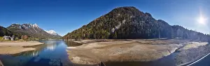 Hintersteinersee, lake, mountains