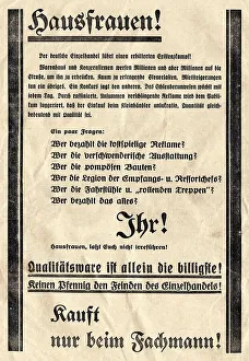 Historic advertisement for retail and specialist dealers