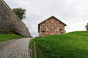 The historic Akershus Fortress in Oslo