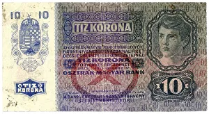 Historic banknote, Austria, German Empire