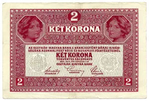 Historic banknote, Austria, German Empire