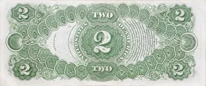 Historic banknote, two dollars USA, 1917